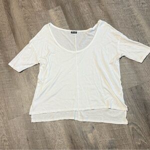 ALLOY Cream Short Sleeve Women's Tee